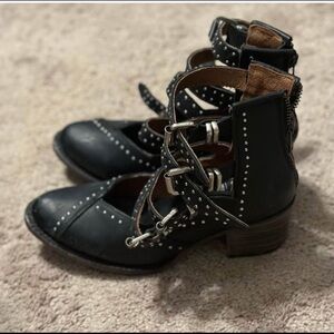 Freebird by Steven Black Lace Up Boots
